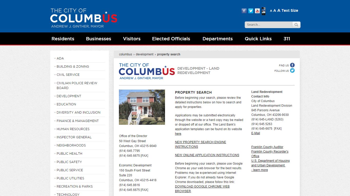 Property Search - Columbus